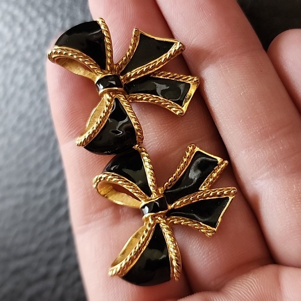Vtg Kenneth Jay Lane For Avon Earrings - image 3